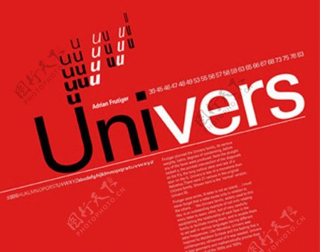 世界100佳英文商业字体10Univers