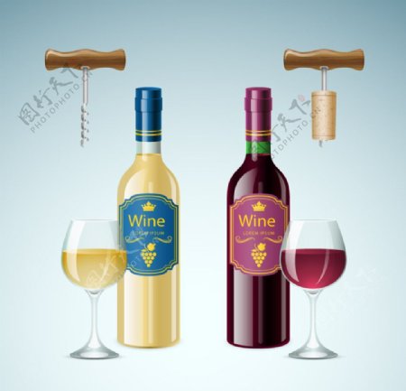 美味葡萄酒图片