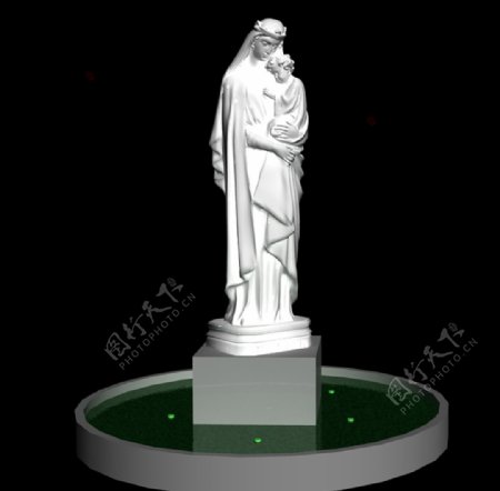 圣母雕像图片