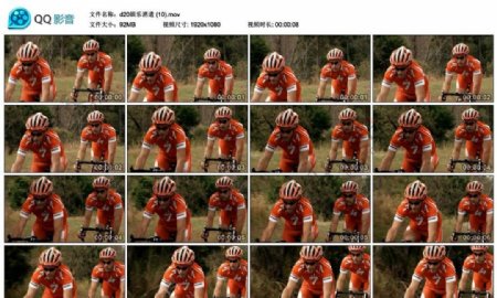 自行车骑行高清实拍视频素材