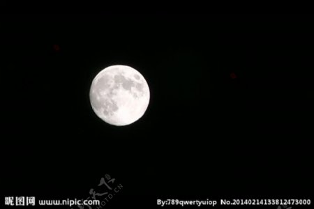 月亮月光夜晚背景视频