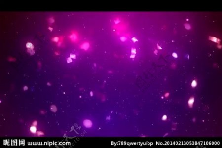 紫色星光背景视频素材