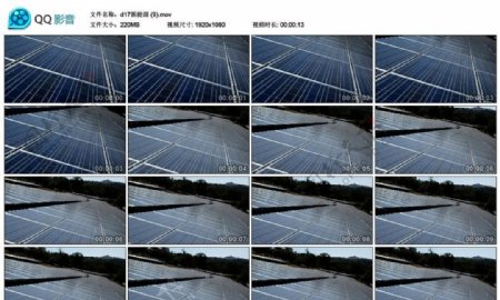 太阳能发电高清实拍视频素材