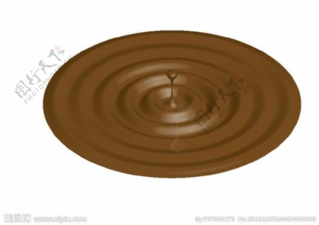 水波巧克力纹理图片