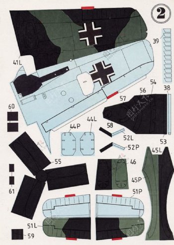 二战飞机纸模图片