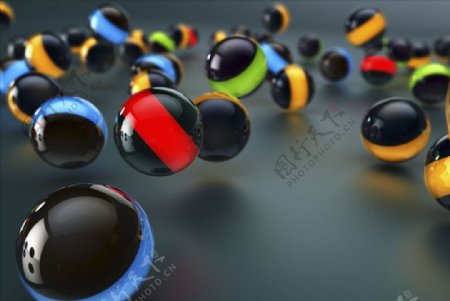 3D球体视觉艺术图片
