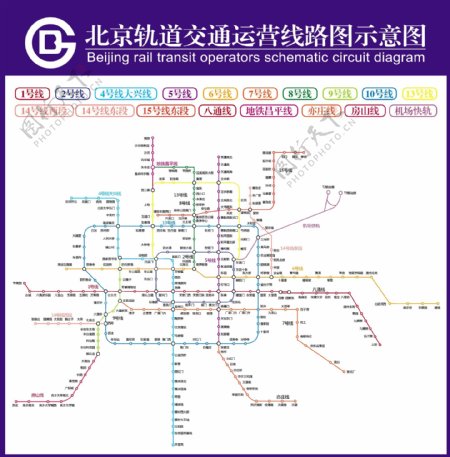 2015北京市最新地铁图图片