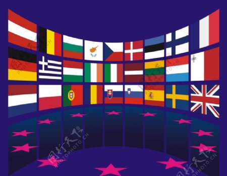 欧盟国旗超酷图片