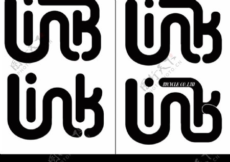 LINK字体设计图片