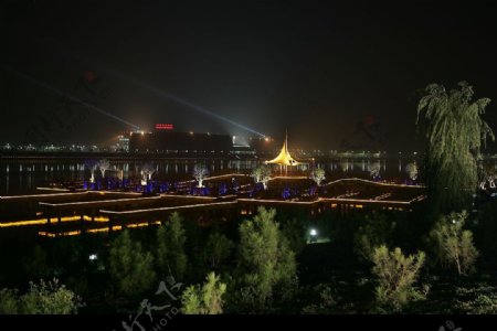 灞桥夜景004图片