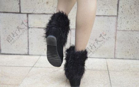 冬季女鞋图片