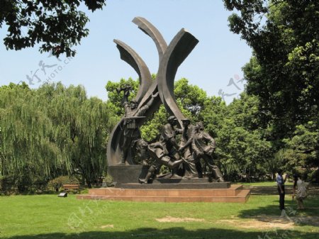 解放上海雕塑图片