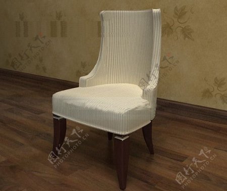 精致欧式家具新古典单人休闲椅图片