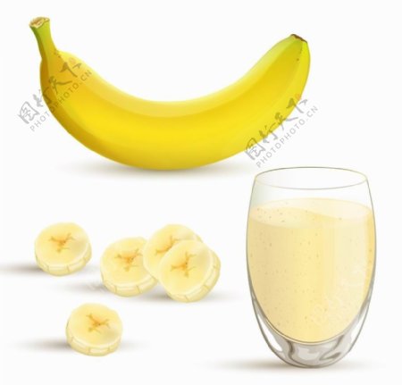 香蕉香蕉汁图片
