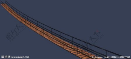 小桥模型图片
