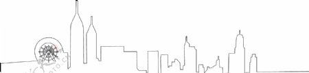 苏州城市线描图图片