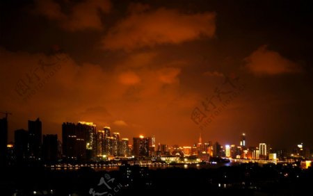 珠江夜色图片
