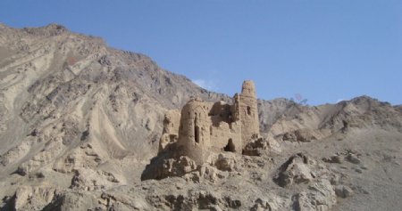 古城堡废墟图片