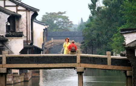 乌镇老桥图片