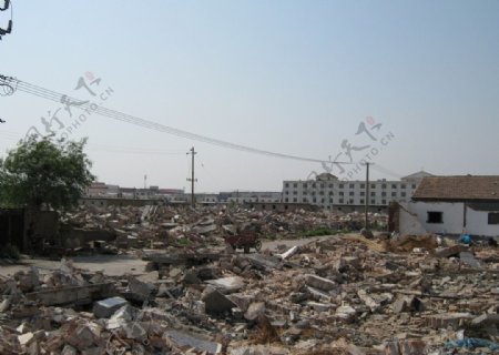 东营市房屋拆迁建筑垃圾图片
