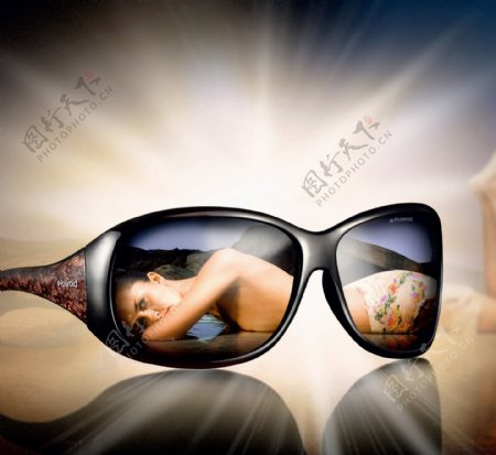 太阳眼镜海报图片