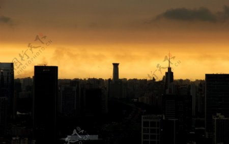 深圳傍晚街景图片