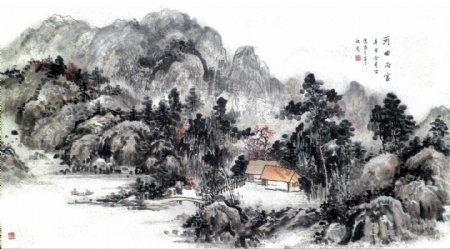 张丙官传统国画图片