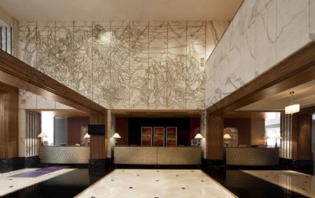 五星级酒店大堂设计图片