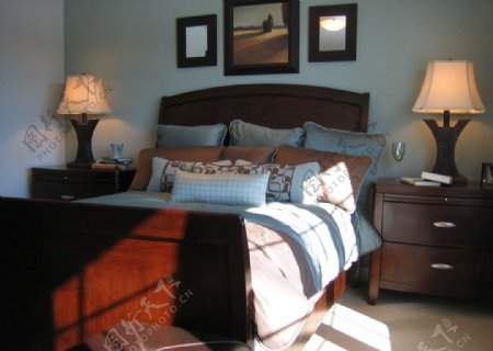 美式卧室高清图片