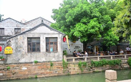 苏州古城河景图片