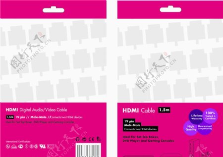 HDMI包装袋图片