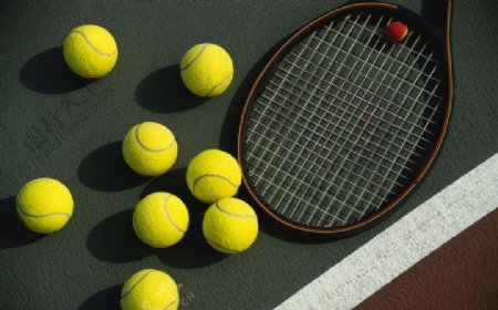 网球网球拍图片