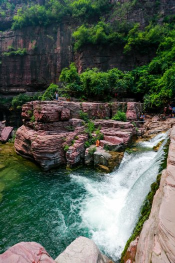 云台山红石峡图片