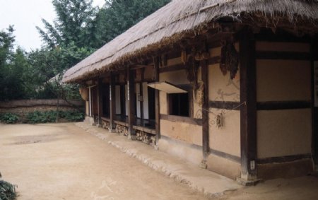 韩国古代民居图片