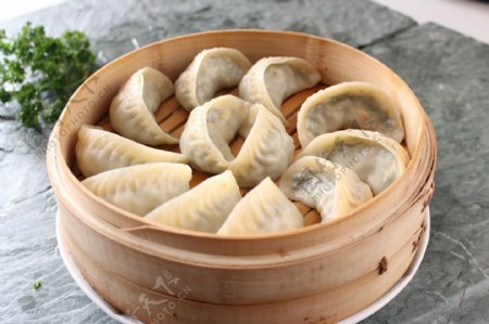 素三鲜蒸饺图片