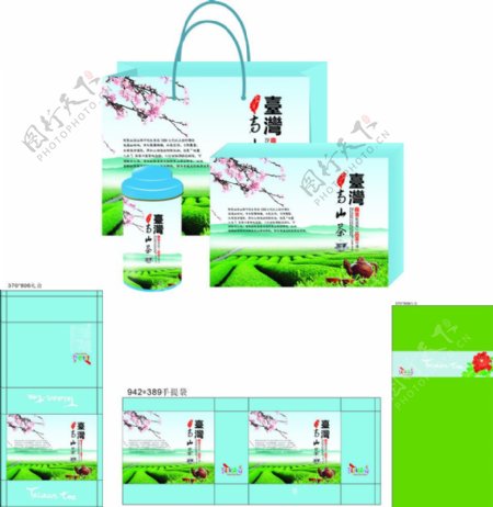 台湾茶叶礼盒包装图片