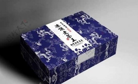 PSD台湾茶包装设计展开图图片