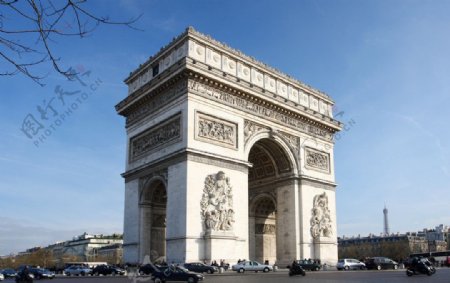 法国凯旋门图片