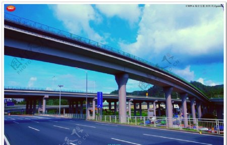 中国桥梁三层交通图片