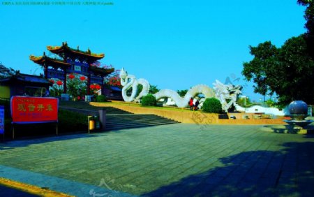 中国龙园巨龙腾飞图片