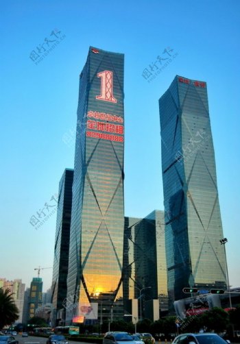 深圳卓越大厦双子座图片