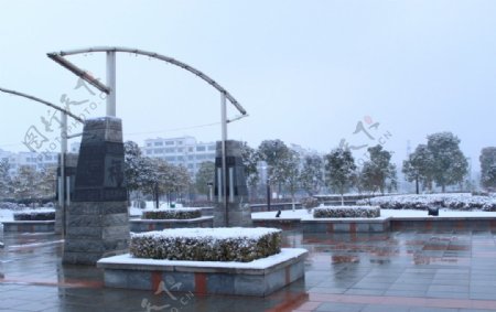 武宁雪景图片