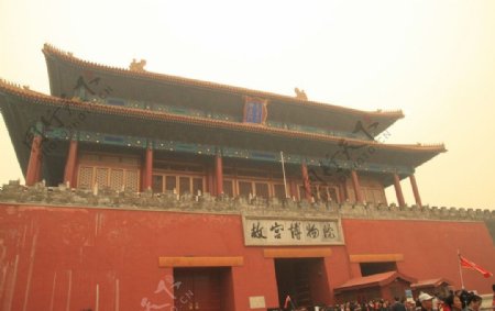 北京故宫大门图片