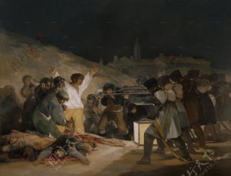 1808年5月3日的屠杀图片