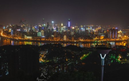 山城夜景图片