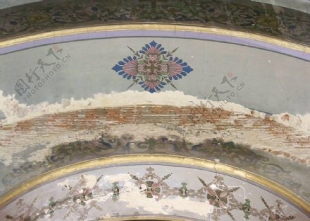 拱券壁画图片