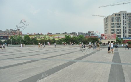 杭州文二路西城广场建筑群图片