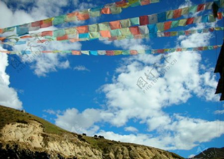 西藏蓝天图片