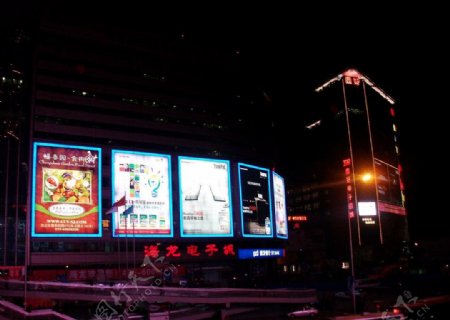 北京中关村夜色图片