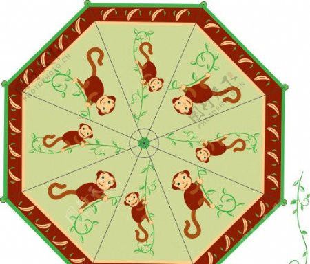 伞猴子版图片